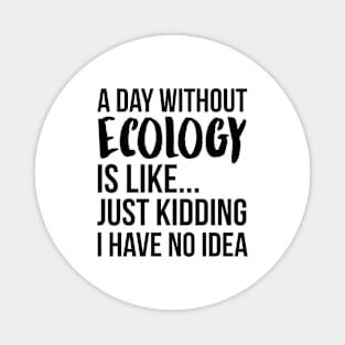 A Day Without ecology Magnet